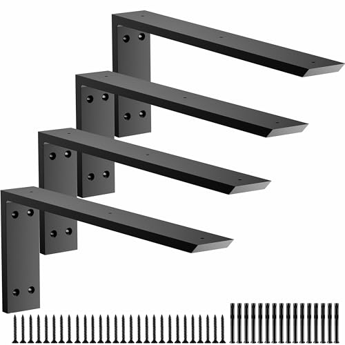 20x8x2.5 Inch Heavy Duty Countertop Brackets 4 Pack - Granite Support