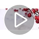 Christmas Red Berry Garland, Artificial and Burgundy Garland Decor