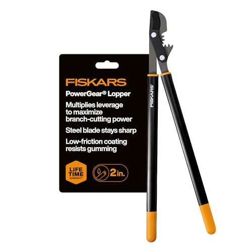 Fiskars 32-Inch PowerGear Bypass Lopper Tree Trimmer with 2-Inch Cut Capacity