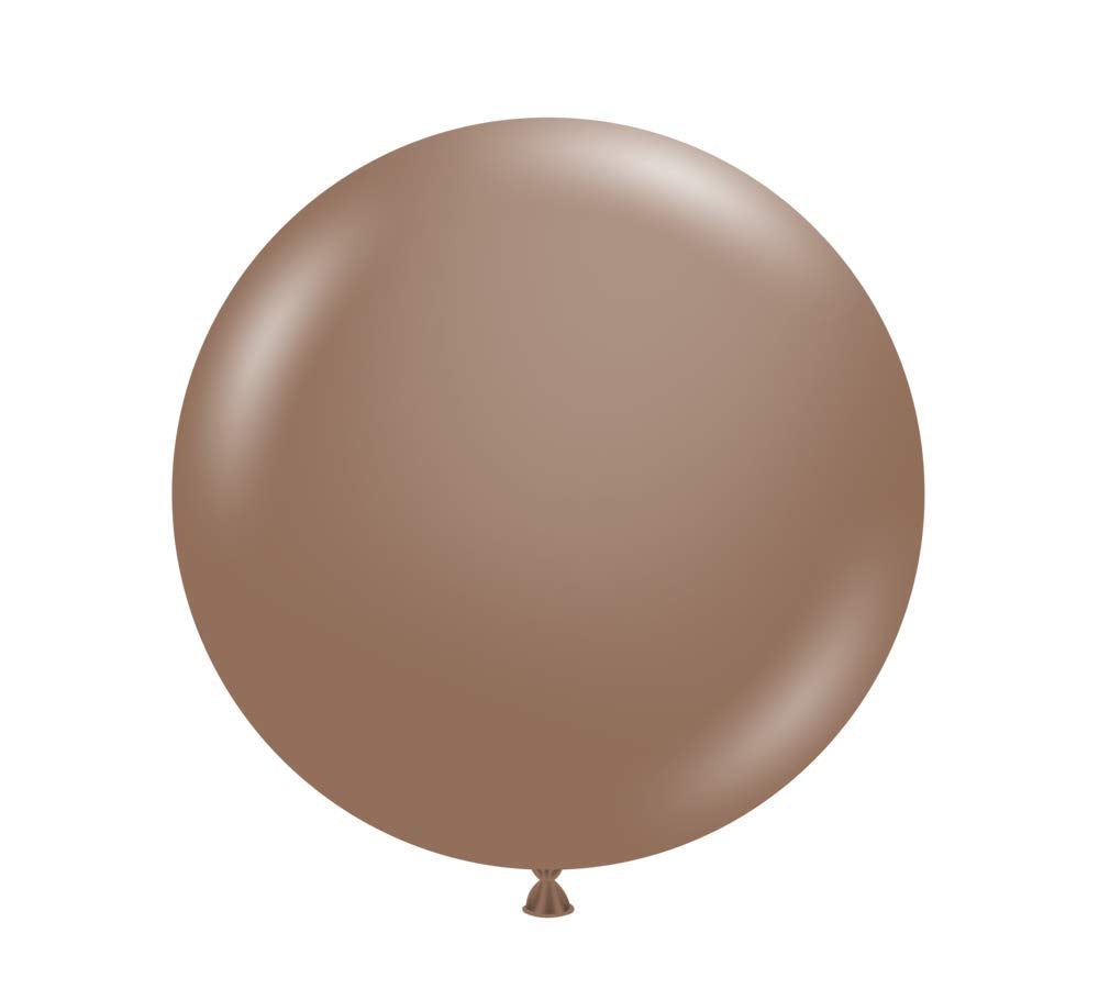 Tuf Tex Cocoa Balloons 5" Cocoa Latex Balloons 50ct