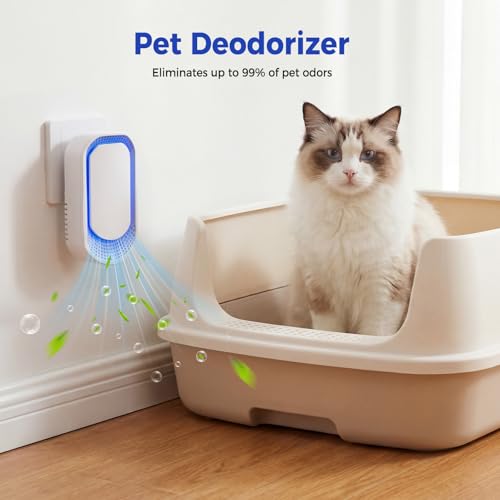 White 4-Pack Plug-In Air Purifiers for Home & Bedroom, Pet Odor Remover