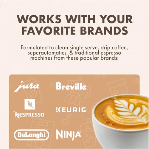 Descaling Tablets for Coffee Machines - 120 Uses Universal Compatibility