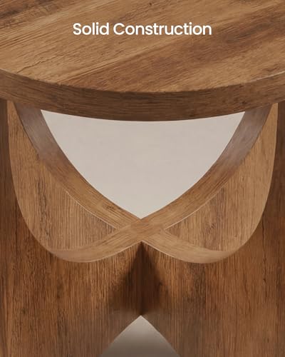 VASAGLE Side Table, 2 Tier Small Accent End Nightstand