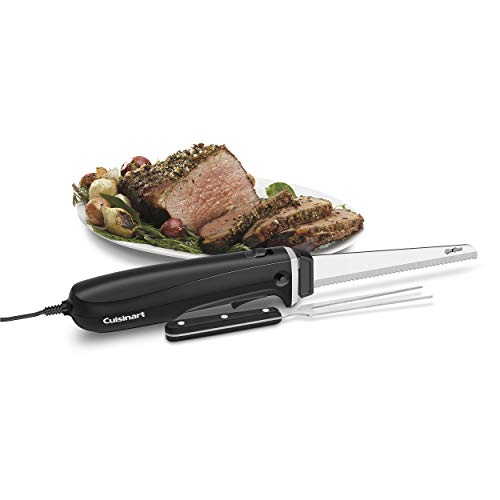 Cuisinart Electric Knife Set with Carving Fork & Bamboo Cutting Board - Model CEK-41