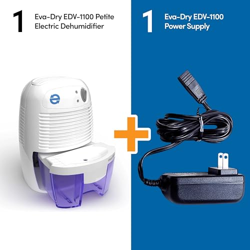 Petite 16 oz Dehumidifier for Small Spaces - Quiet Auto Shut Off & Restart