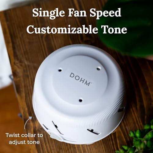 Yogasleep Dohm Uno 2 Pack White Noise Sound Machine for Sleep & Office Privacy