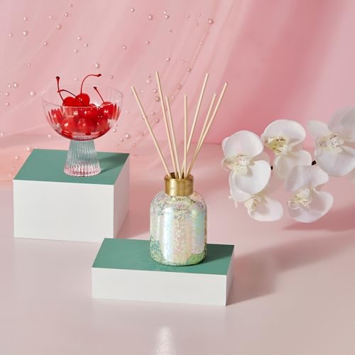 Capri Blue Volcano Reed Diffuser Set with Iridescent Glass Bottle - Home Fragrance