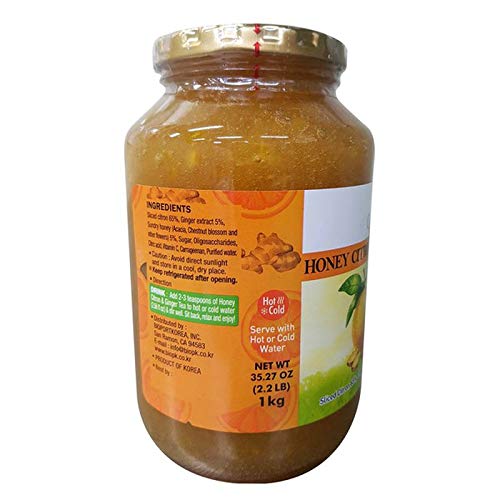 Honey Citron & Ginger Tea 2.2lb Pack of 2 | Balance Grow Infused Tea