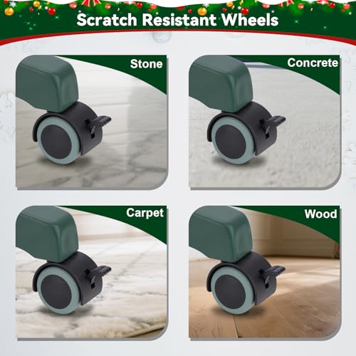 Rolling Christmas Tree Stand with Wheels Fits 7.5 ft Artificial Tree