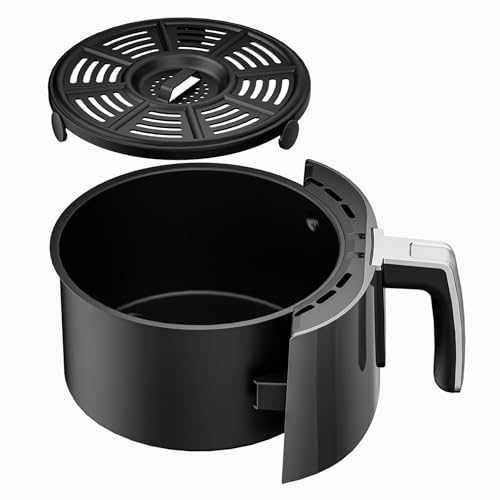 Ninja Air Fryer Basket & Crisper Plate Replacement Set 4QT Non-Stick