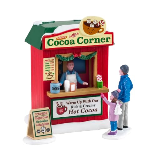 Lemax Cocoa Corner Set of 3 – Holiday Village Accessory