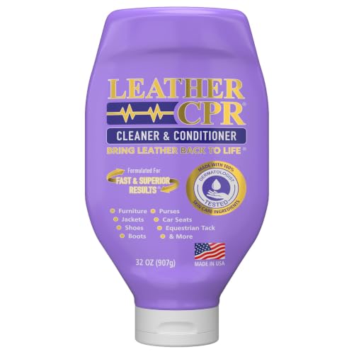 Leather CPR Leather Cleaner & Conditioner 32oz - Restore & Protect Leather