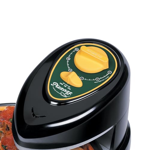 Green & Gold Rotating Pizza Oven - Pizzazz Plus by Presto, No Preheat