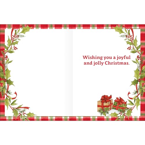 Lang Christmas Deliveries Susan Winget Holiday Card Set - 12 Linen Embossed Cards & Envelopes