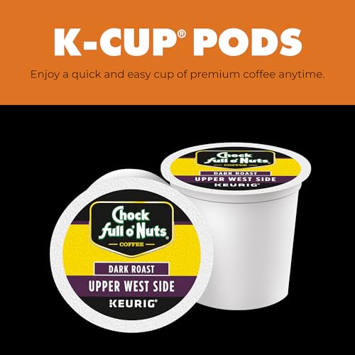 Chock Full o' Nuts K-Cup Pods - Upper West Side, 6-Pack of 12