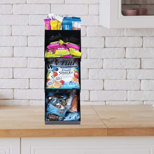 Condiment Organizer Stand 3-Tier Acrylic Coffee Station Countertop Storage