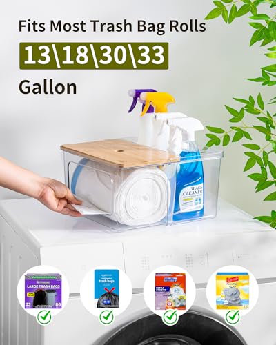5-in-1 Under Sink Organizer for Trash Bags, Dishwasher & Laundry Pods