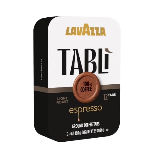 Lavazza Espresso Tabs for Tablì Machines Light Roast 100% Arabica 48 Count