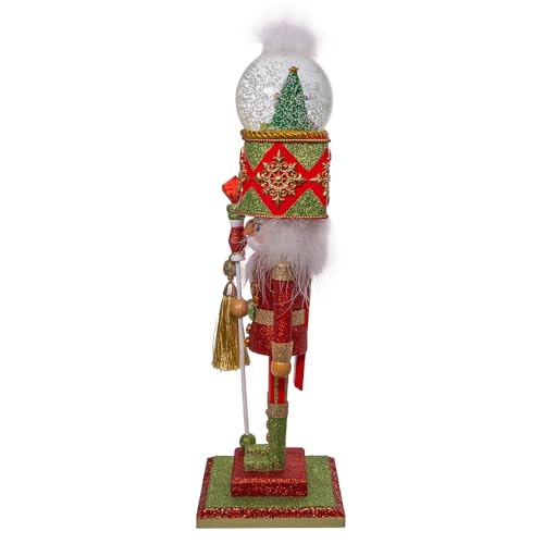 Kurt Adler 20" Animated Musical Nutcracker Water Globe Holiday Decor