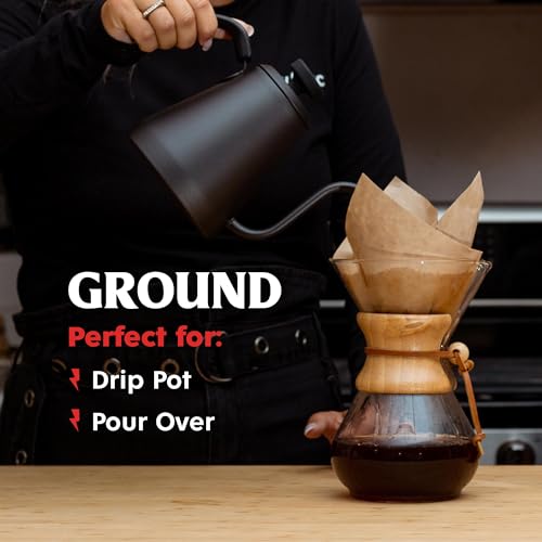 Organic Medium Roast Ground Coffee 6 Pack - Bold Flavor & Smooth Finish