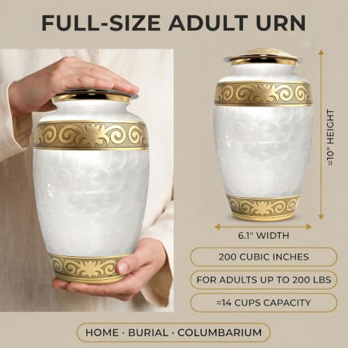 Urns for Human Ashes Adult Female/Male – Handcrafted Cremation Urn