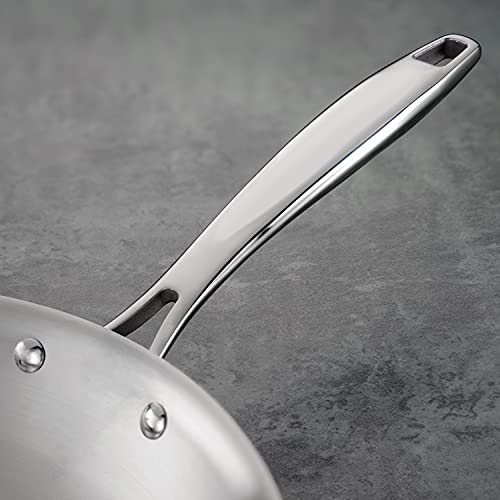 Tramontina 10-Inch Tri-Ply Clad Stainless Steel Frying Pan - Signature Model