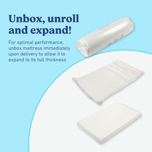 Graco Premium Foam Baby & Toddler Mattress - Waterproof, CertiPUR-US Certified