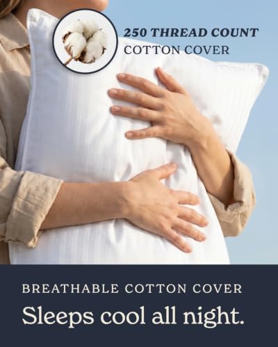 Adjustable Queen Bed Pillow with Down Alternative Fill Set - Queen, 1