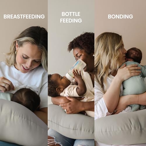 Snuggle Me Organic Baby Nursing Pillow Birch V2 - Support for Breastfeeding