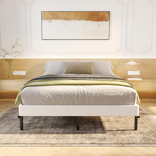 Queen Size 5 Inch Metal Box Spring Bed Base - Durable Steel Support