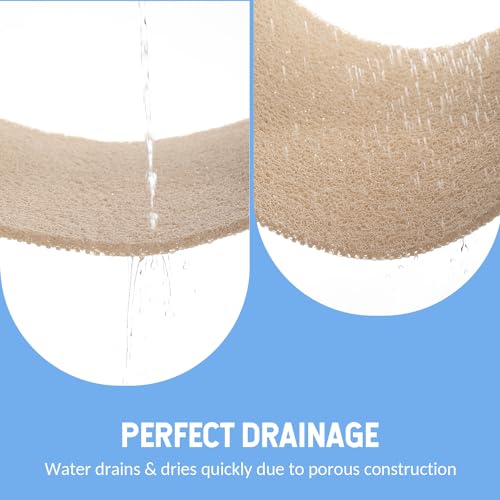 Non-Slip Bathtub Mat 36x24 Inches - Quick Dry, Anti Slip Shower Rug - Beige
