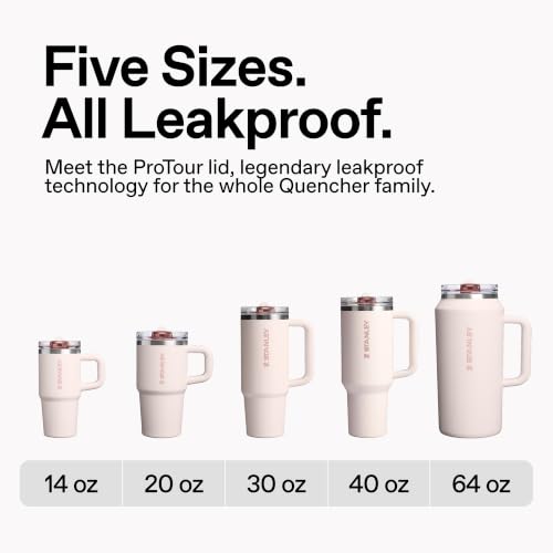 Stanley Quencher ProTour Flip Straw Tumbler 64 oz Black 2.0 - Leakproof & Insulated