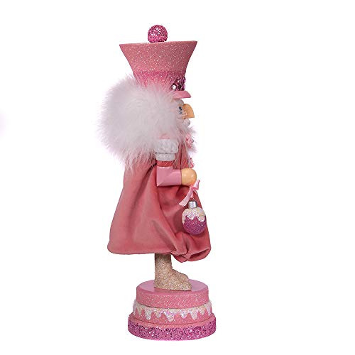 15-Inch Pink Nutcracker Soldier Decor - Kurt S. Adler Hollywood Collection