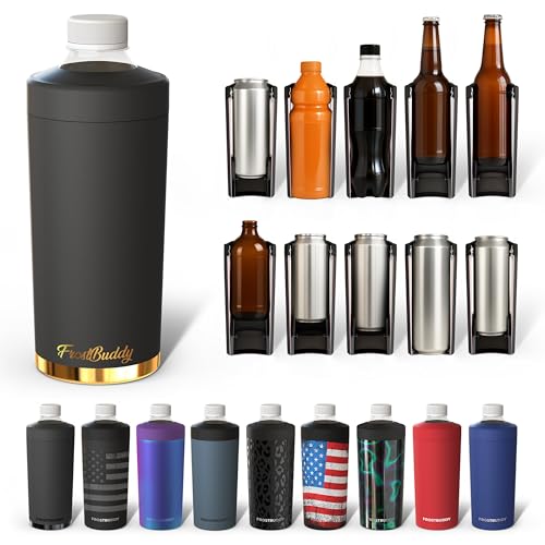 Frost Buddy XL Can Cooler - Texastea Variation Fits 12-24 oz Cans & Bottles