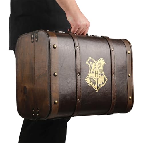 Large Harry Potter Hogwarts School Trunk - Official Decorative Storage Chest, 17.5"