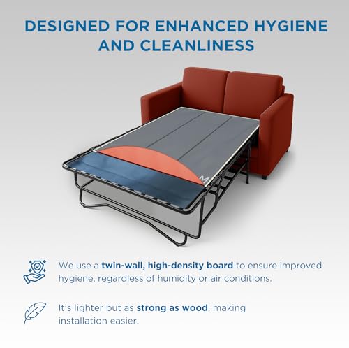 Meliusly SleeperSaver Lite Support Board Queen 60x48 - Lightweight Sofa Bed Support