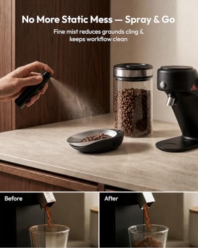 Maestri House Coffee Bean Scale Set with Removable Tray & Spritzer, 500g