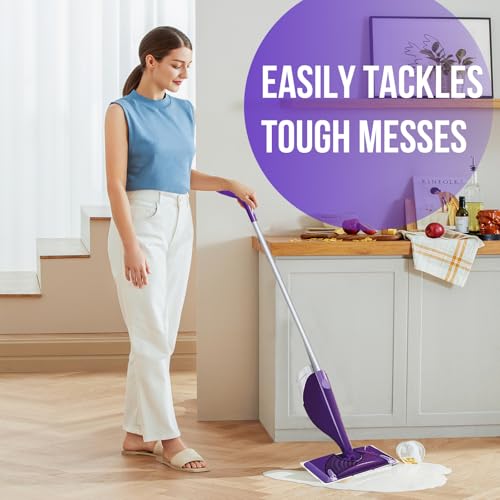 Disposable Mop Pad Refill for Wet Jet Mop - 120 Count Multi-Surface Floor Cleaner Pads