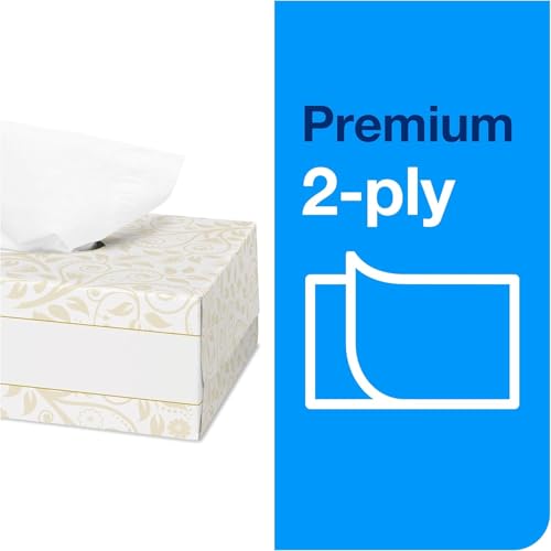 Tork Advanced Facial Tissue Flat Box - Soft, 2-Ply, 30 Boxes x 100 Tissues, F1 Dispenser Compatible