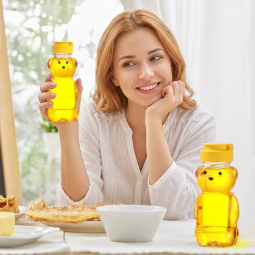 Thenshop 36 Pcs Honey Bear Bottles Plastic Empty Squeeze Jars,240 Ml/