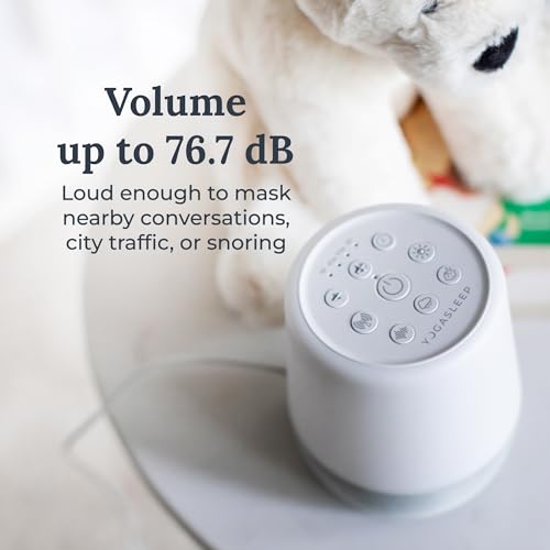 Yogasleep Duet White Noise Sound Machine & Night Light - Bluetooth Sleep Aid for Adults & Babies