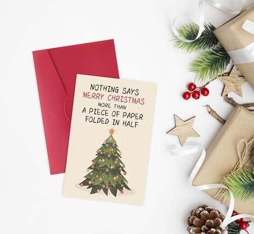 XXDJLP Naughty Christmas Card Gift for Him Her - Funny Card for Husband Wife Boyfriend Girlfriend (Variation 195)
