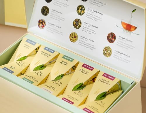 Tea Forte Tea Sampler Assorted Classic - 20 Pyramid Infuser Tea Bags Gift Set