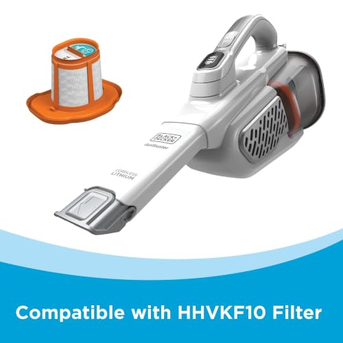 Cordless Handheld Vacuum Cleaner - 12V White, Powerful Suction, Long Crevice Tool