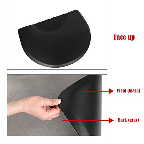 3' x 4' Anti-Fatigue Salon Mat with Beveled Edges for Hair Stylists, Waterproof & Non-Slip