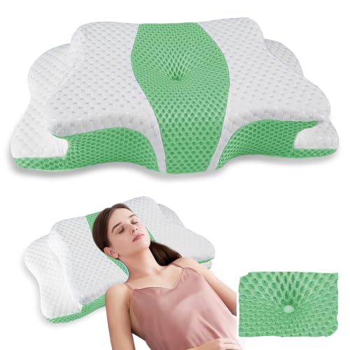 Adjustable Cervical Pillow for Neck Support - Ergonomic Pain Relief Pillow