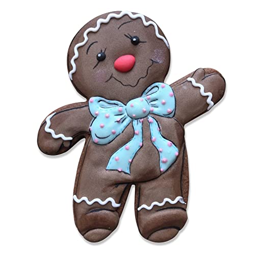 Large Gingerbread Man Cookie Cutter – Food Safe Stainless Steel, 5.6 inches