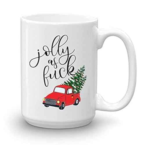 BLUE RIBBON Christmas, Funny Movie Mugs Gift from Family, Friends in Decorative Box 15 oz