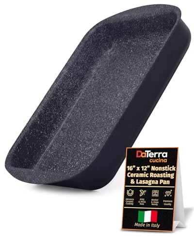 16x12-Inch Ceramic-Coated Nonstick Roasting & Lasagna Pan - Regular Size