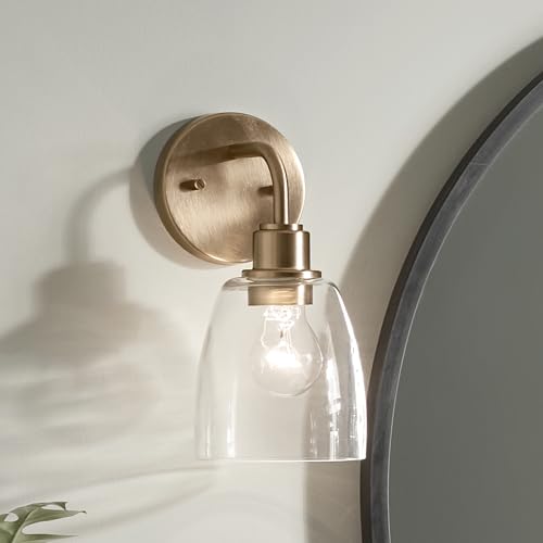 Kichler Meller 11.25 Inch Wall Sconce - Champagne Bronze, Industrial Exterior Light